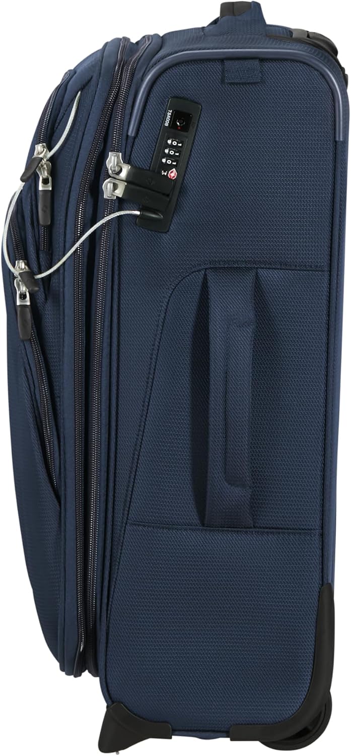 Detalle de Samsonite Spark SNG Eco - Valise cabine 55x40x20/23 cm, 48,5/57 L, Bleu Midnight Blue