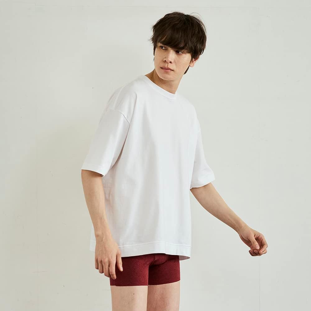 Detalle de BODY WILD 男女兼用ドロップショルダーTシャツ 持続消臭・ボックスシルエット