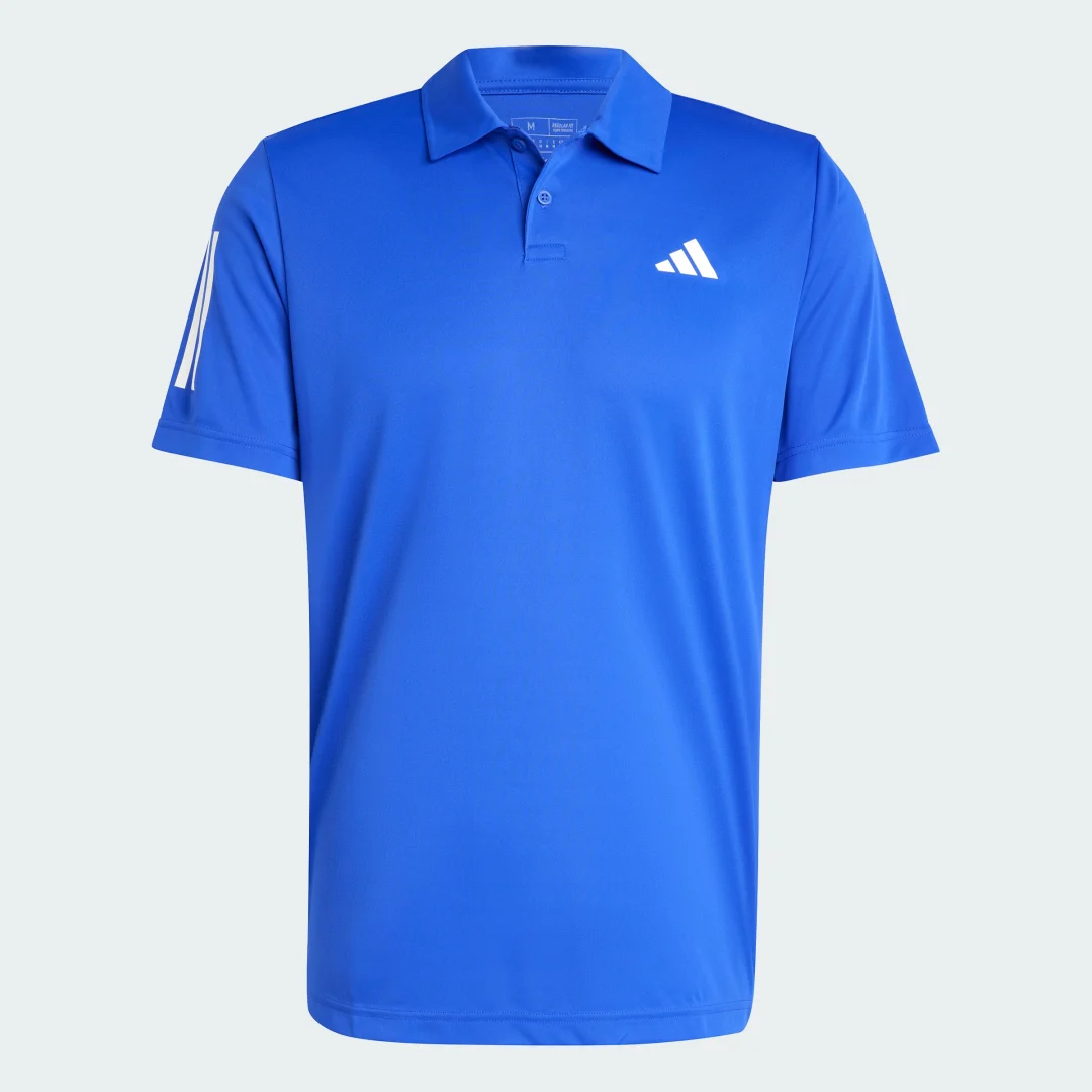 Detalle 2 de Polo Adidas Club Tennis 3 bandas — color Azul
