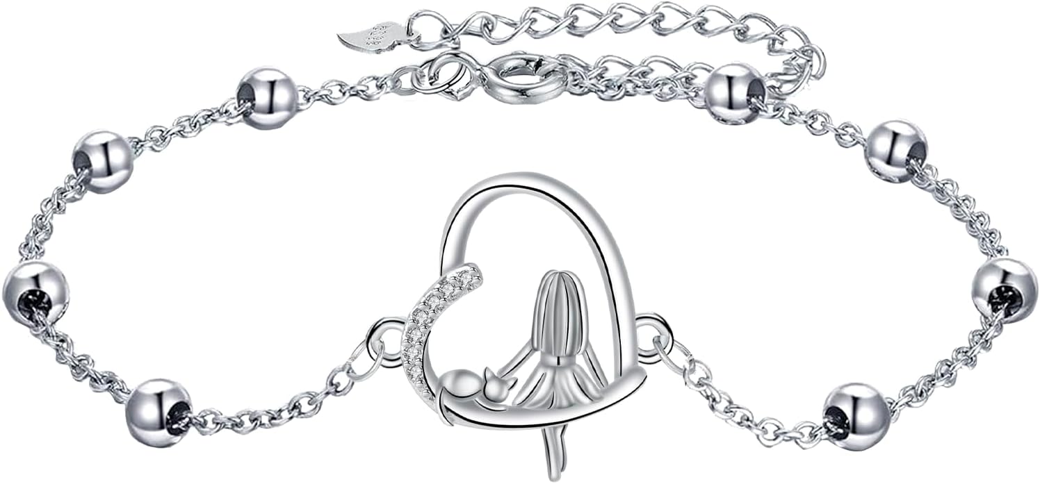 Detalle de J.MUEN Damen-Armband aus 925 Sterling Silber mit Tiermotiv (inkl. Geschenkbox)