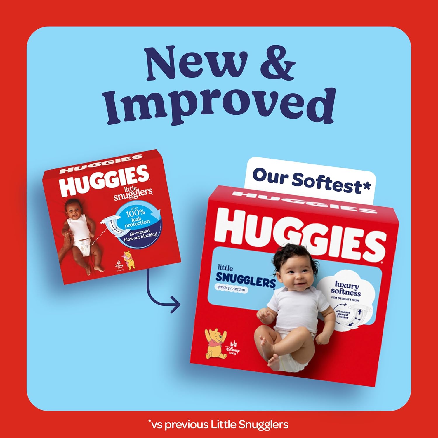 Thumbnail 1 de Huggies Little Snugglers Newborn Diapers, 84 Count