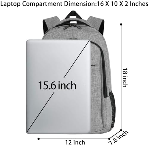 Thumbnail 6 de MATEIN Sac à Dos pour Ordinateur Portable 15,6 Pouces – Fonctionnel et Antivol