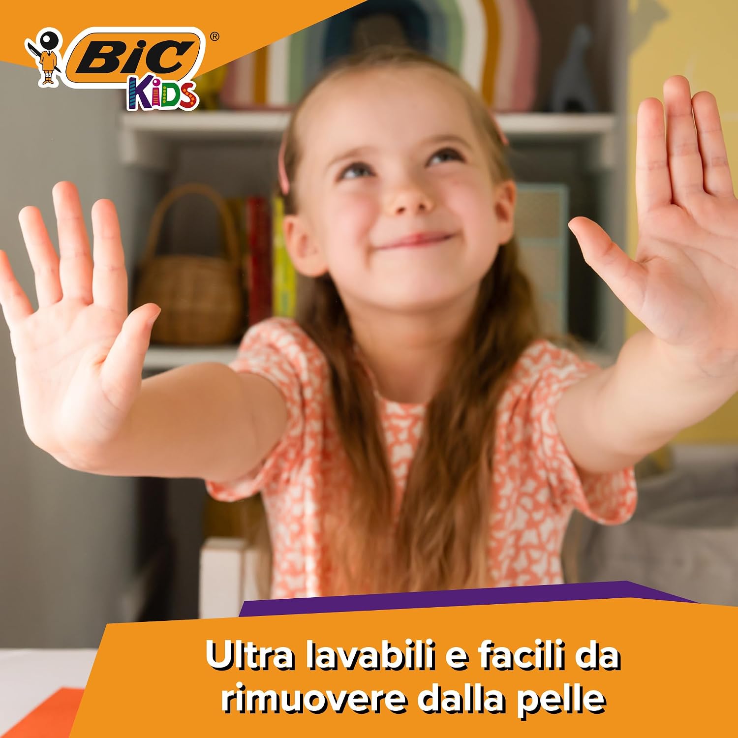 Detalle 2 de BIC Kids Kid Couleur Pennarelli con Punta Media in Feltro – 36 Colori Assortiti