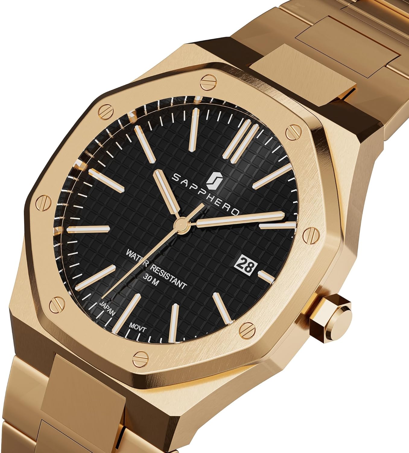 Thumbnail 2 de SAPPHERO Orologio da uomo SO-2110: quarzo, acciaio inox, impermeabile 3ATM
