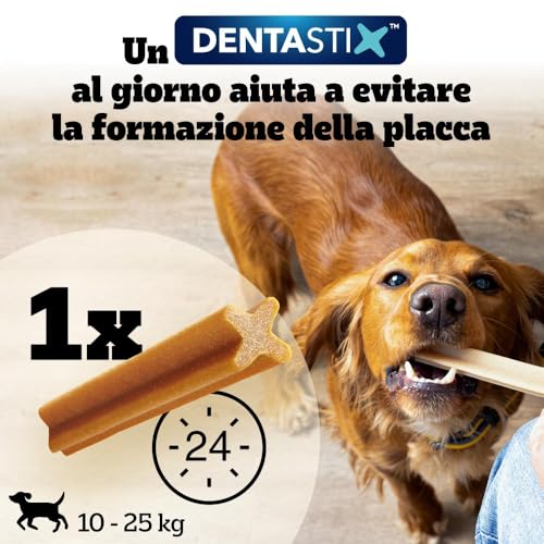 Detalle 2 de Pedigree Dentastix Snack per la Igiene Orale per Cane Medio (10–25 kg) – 180 g, 105 pezzi