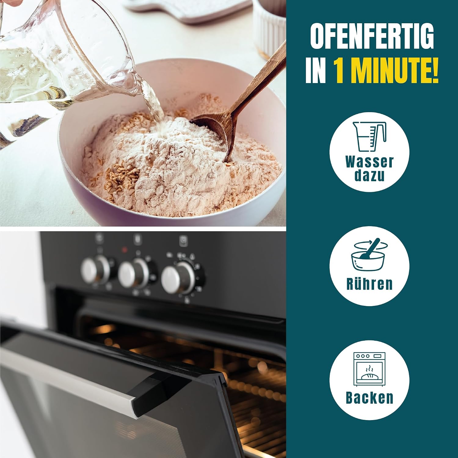 Detalle de Keto Brot Marcel’s Saftiges Körnerbrot 1200 g