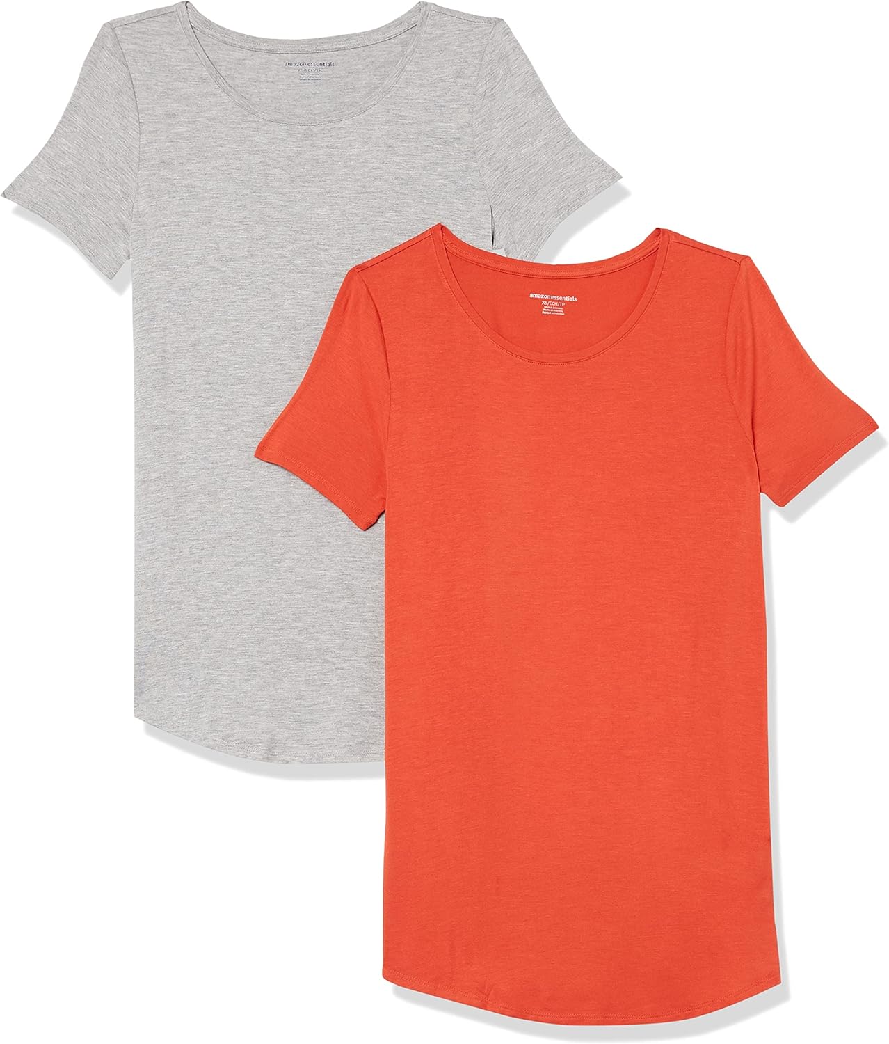 Thumbnail 6 de Amazon Essentials Damen Tunika mit U-Ausschnitt und Kurzen Ärmeln – 2er-Pack