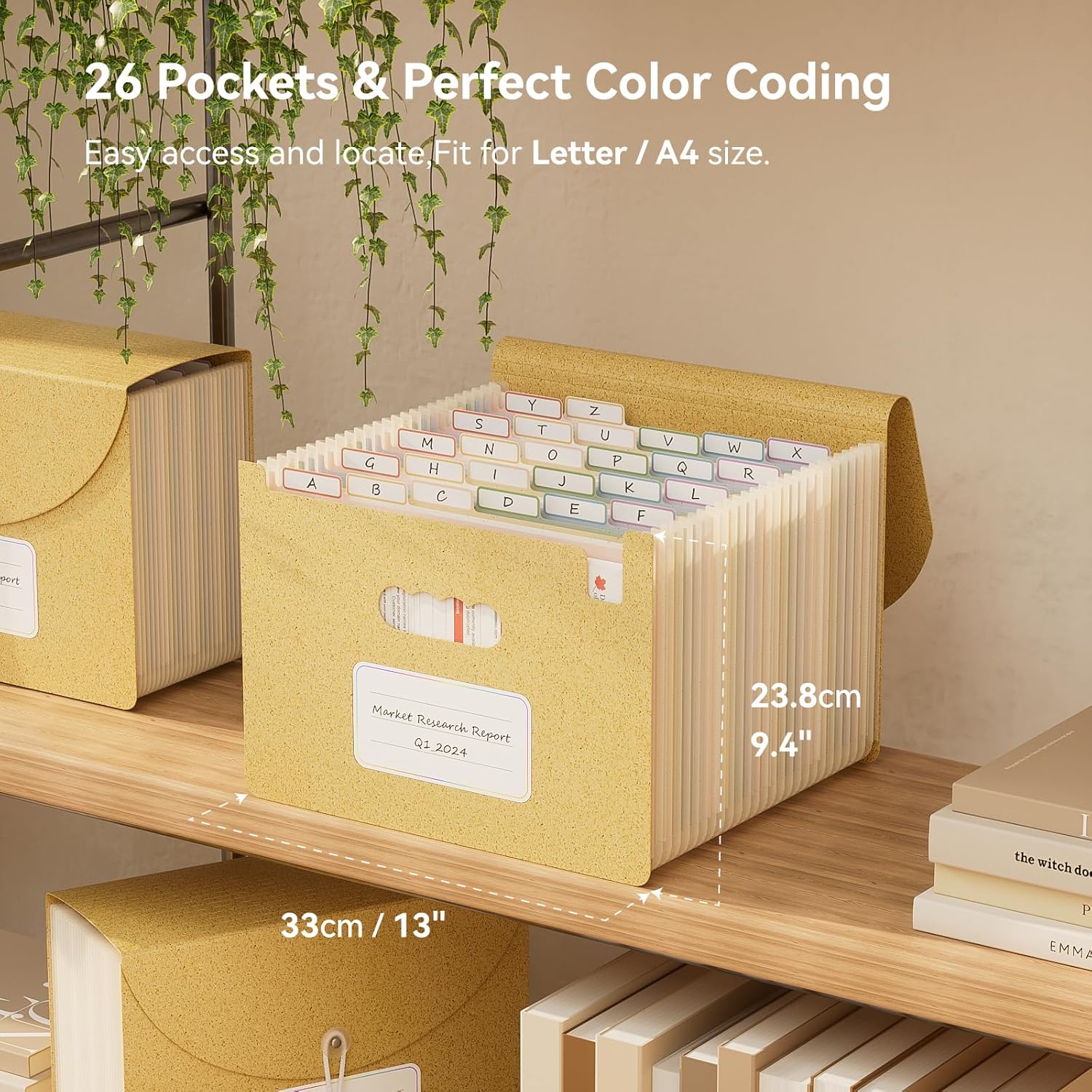 Thumbnail 2 de EcoStash Accordion File Organiser 26 pockets