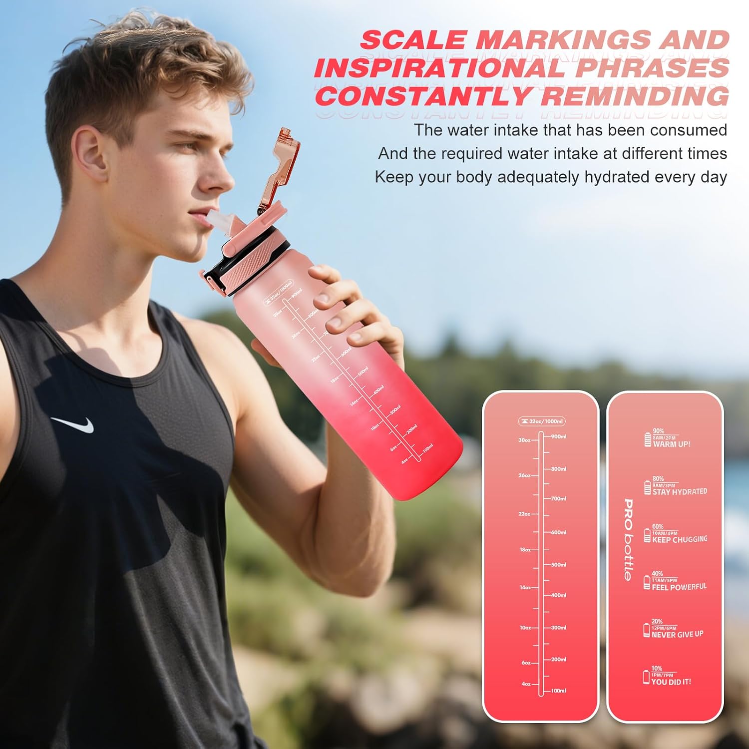 Thumbnail 1 de SEASEVEN Sports 1L water bottle