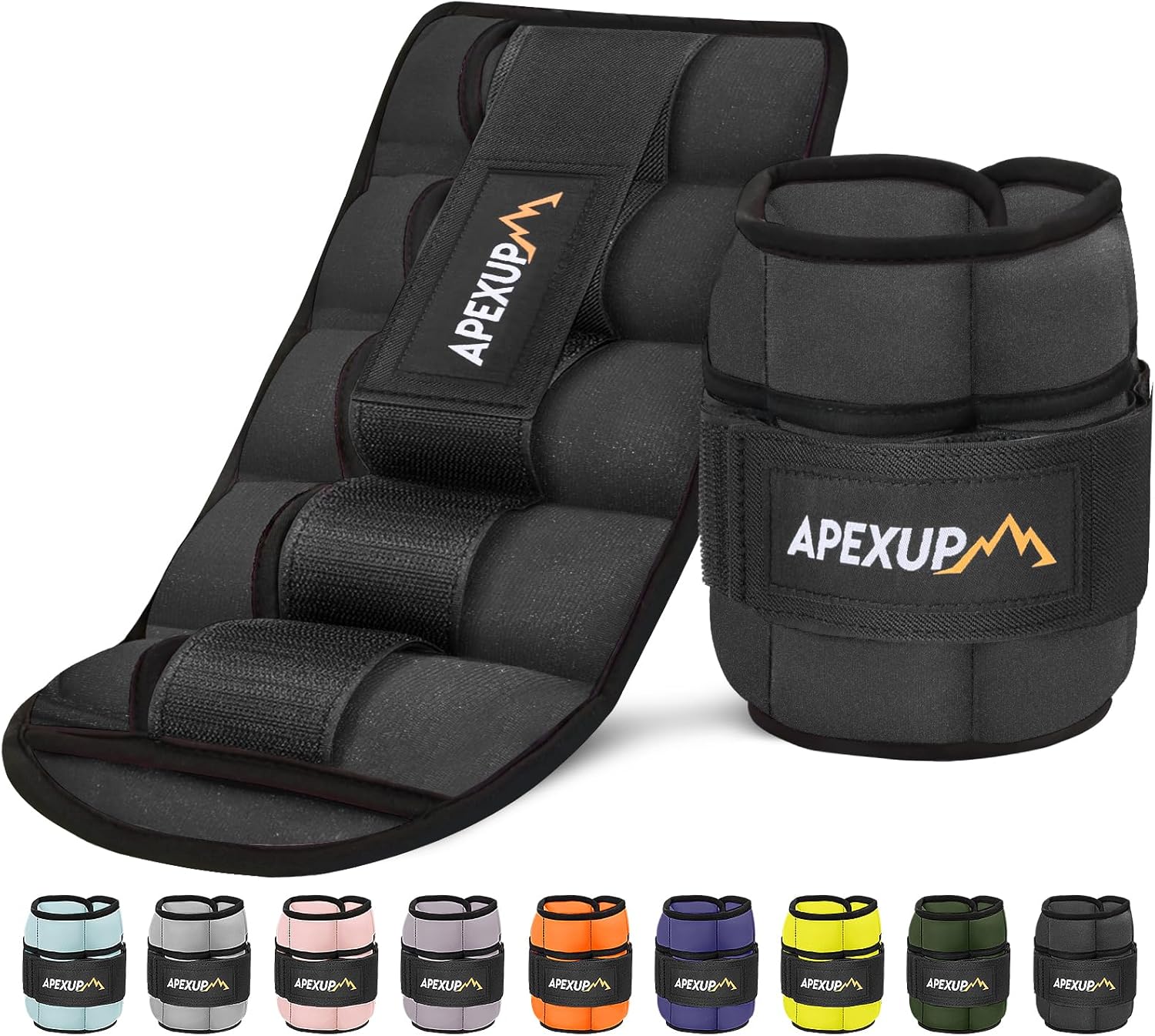 Detalle de APEXUP 10lbs Adjustable Ankle Weights ๐๏ธโ