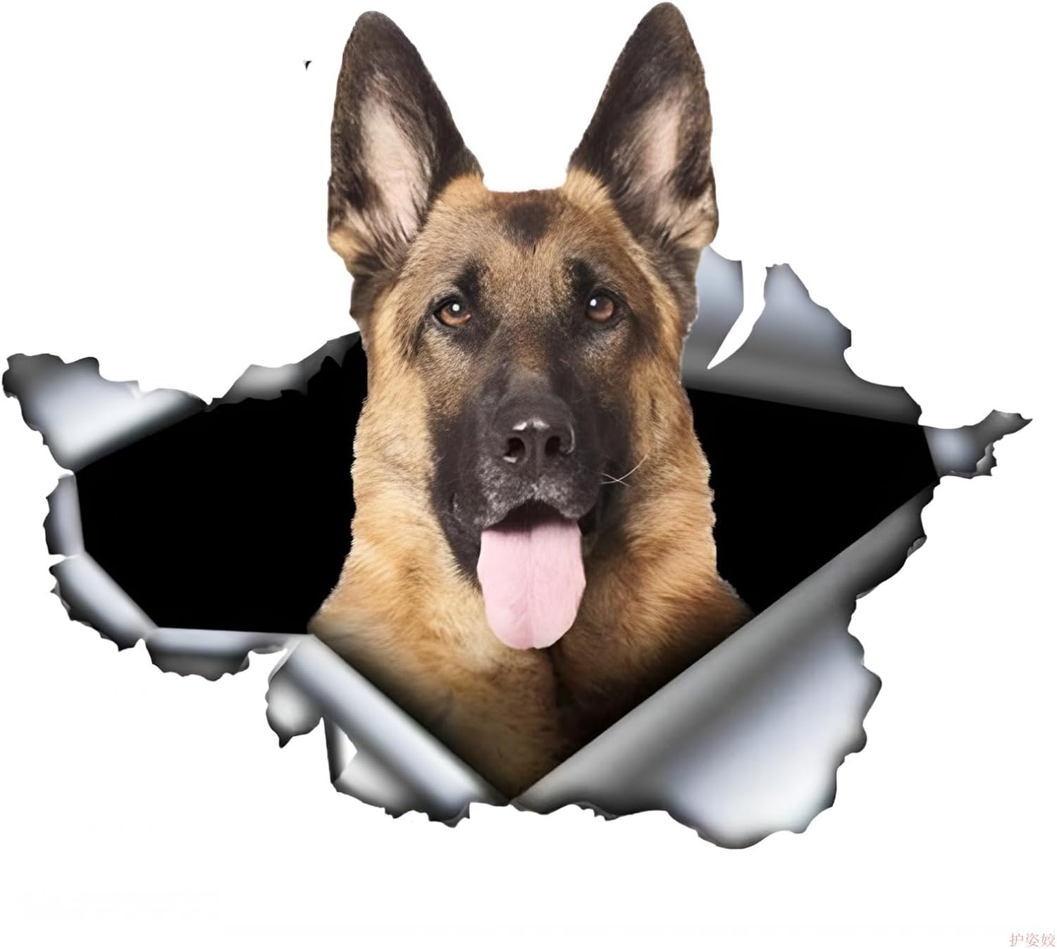 Detalle de Deutscher Schäferhund Autoaufkleber 18 cm