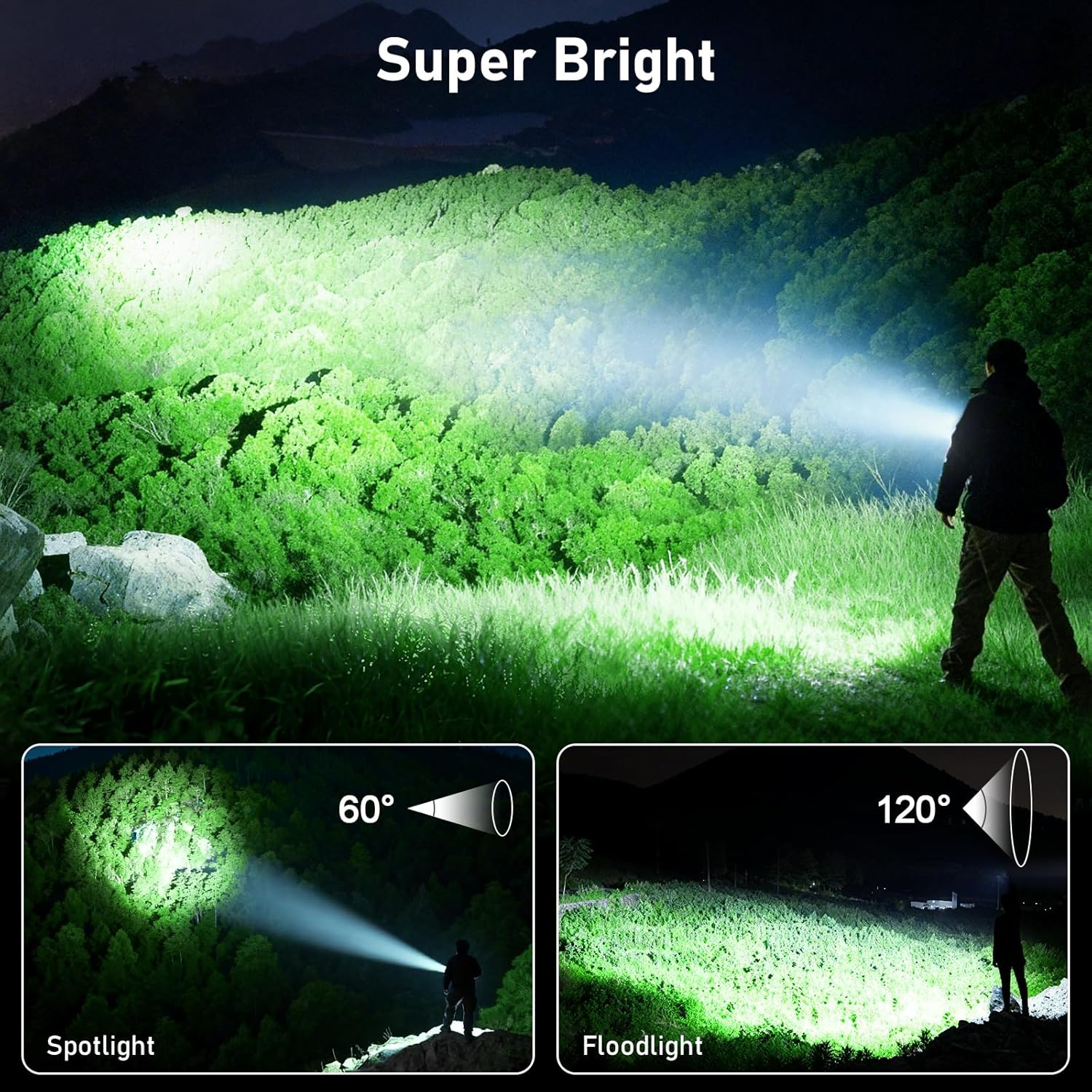Thumbnail 3 de Blukar Taschenlampe LED Aufladbar 800mAh 🔦