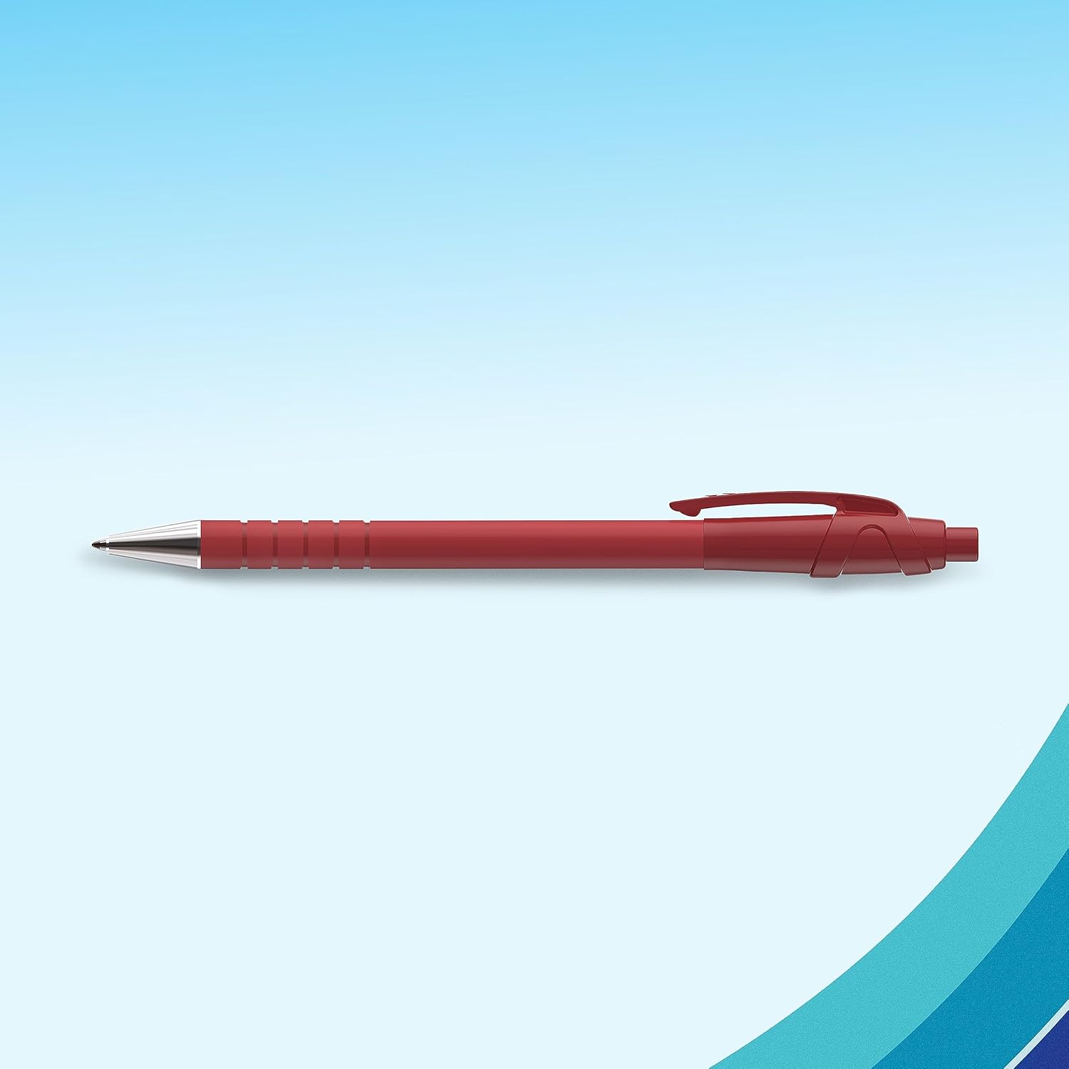 Detalle 2 de Paper Mate Flexgrip Ultra stylo bille rétractable rouge 12 pcs 📳