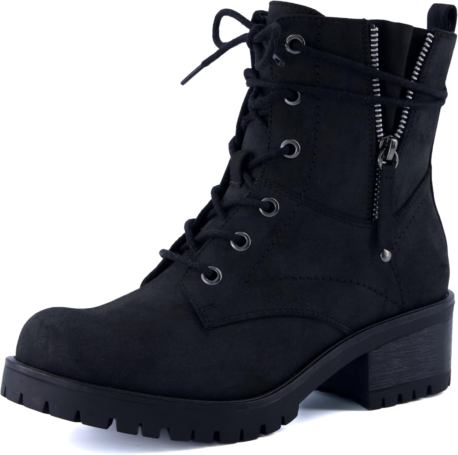 Detalle de Dunes Kobe Heeled Combat Boots 1-inch