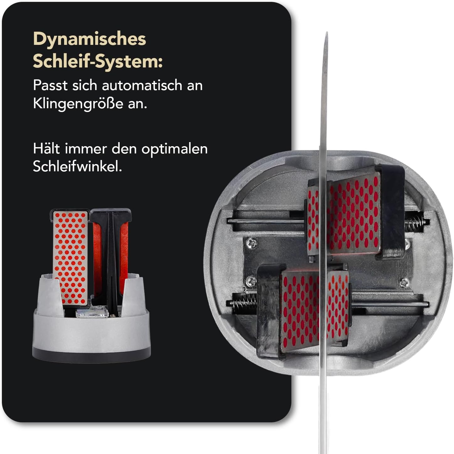 Thumbnail 2 de DMT Diamant Messerschärfer Simple-Sharp – Grau, 110 x 92 x 83 mm