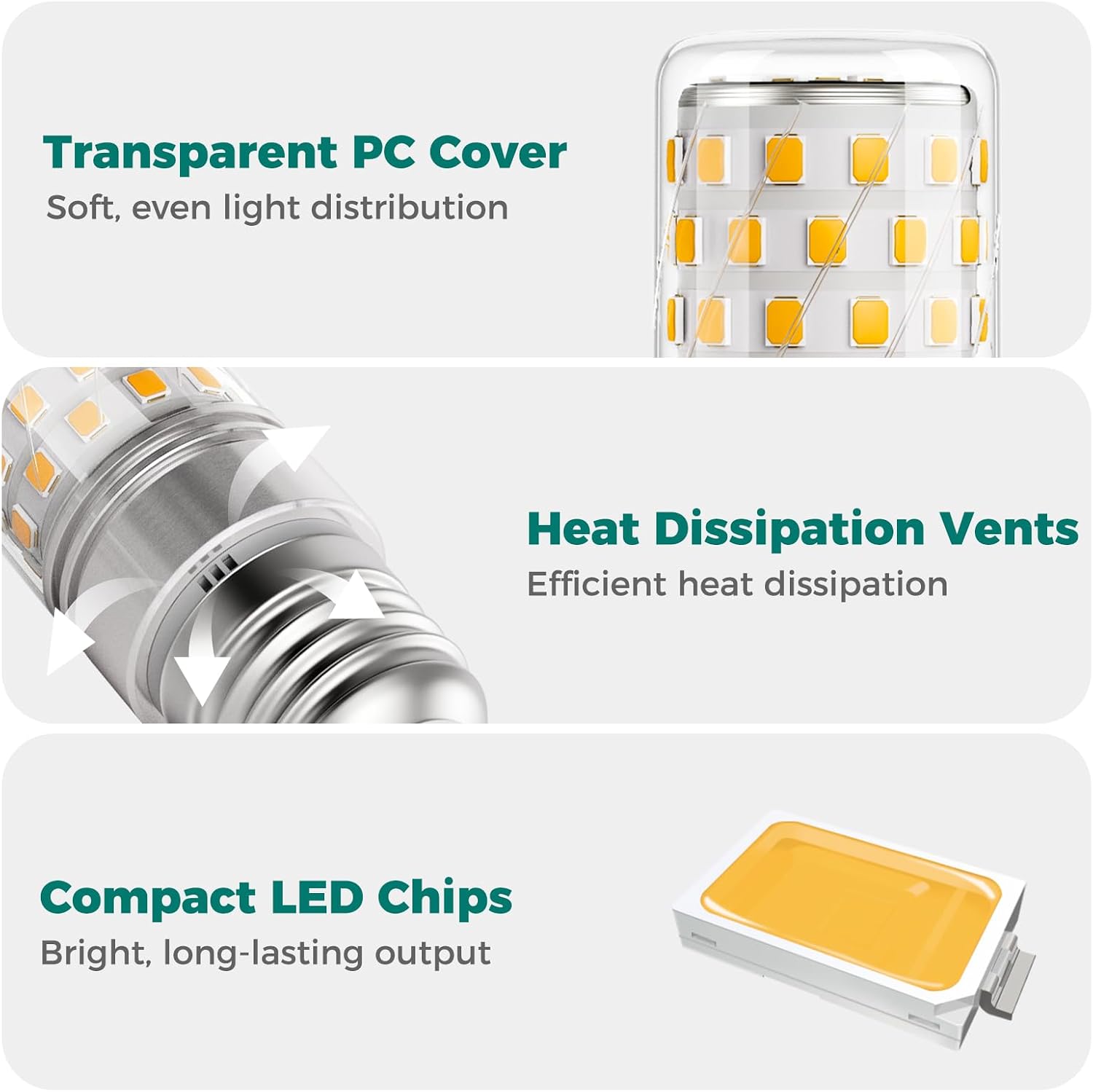 Thumbnail 6 de DiCUNO E27 LED bulb 10W, warm white
