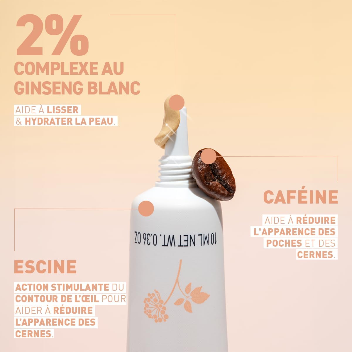 Detalle de Erborian Skin Hero Eye Perfecteur Yeux Non Teinté + Soin Anti-Fatigue (texture légère) – 10 ml