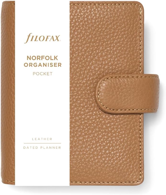 Filofax Norfolk Pocket Organiser Almond 2025