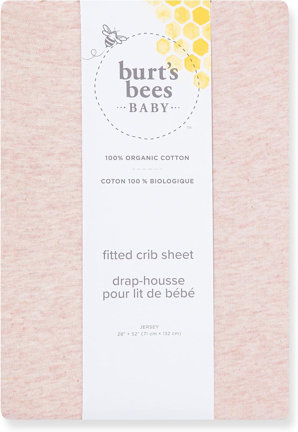Detalle 2 de Burt's Bees Baby Essential Organic Cotton Fitted Crib Sheet