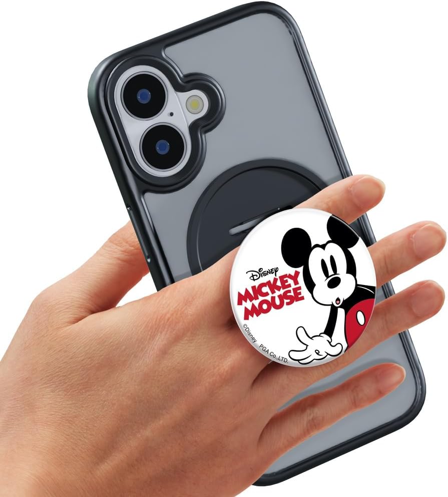 Detalle 1 de Premium Style PG-DMGRP ディズニー ミッキーマウス スマートフォン用マグネットグリップ