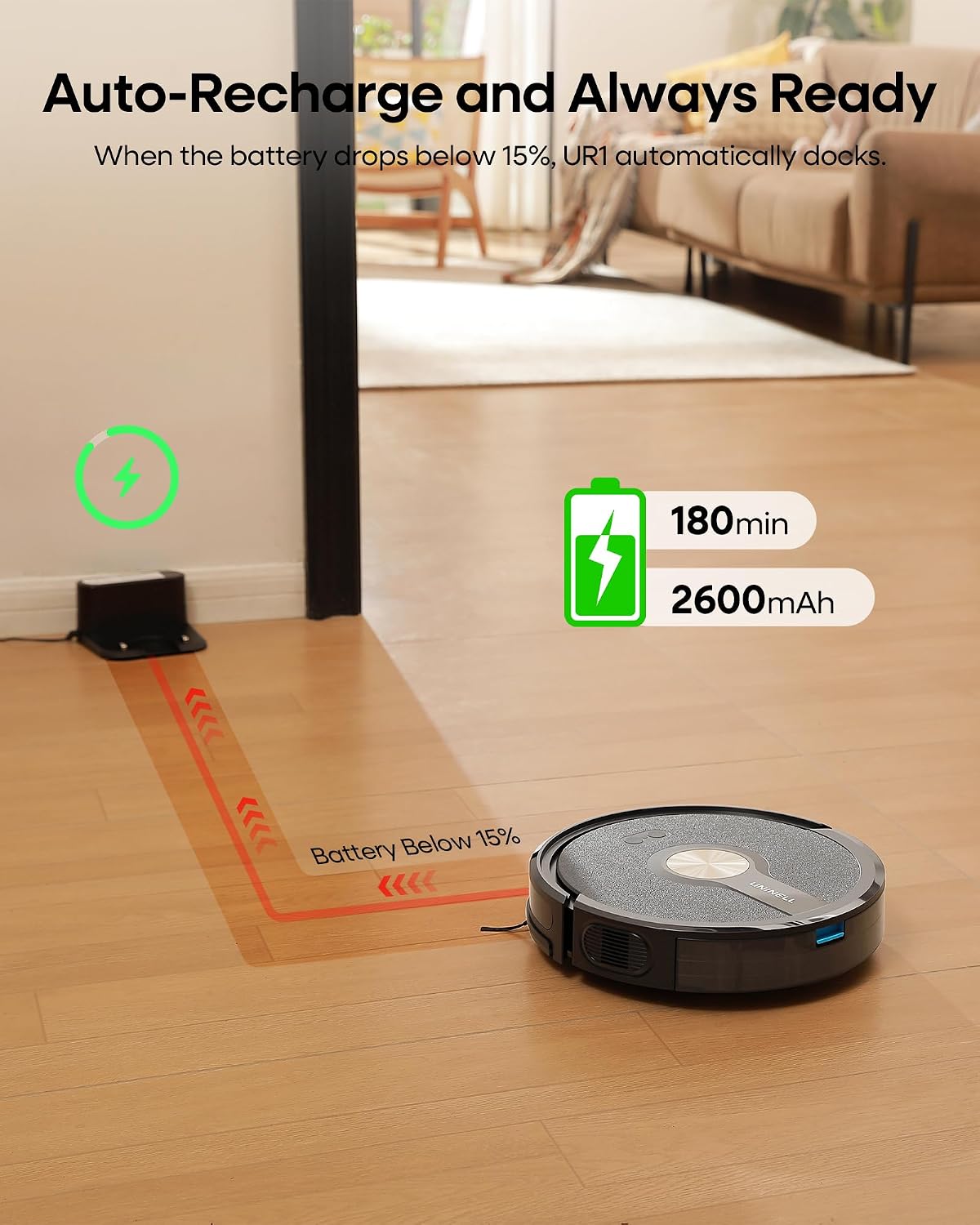 Thumbnail 3 de uninell UR1 Robot Vacuum