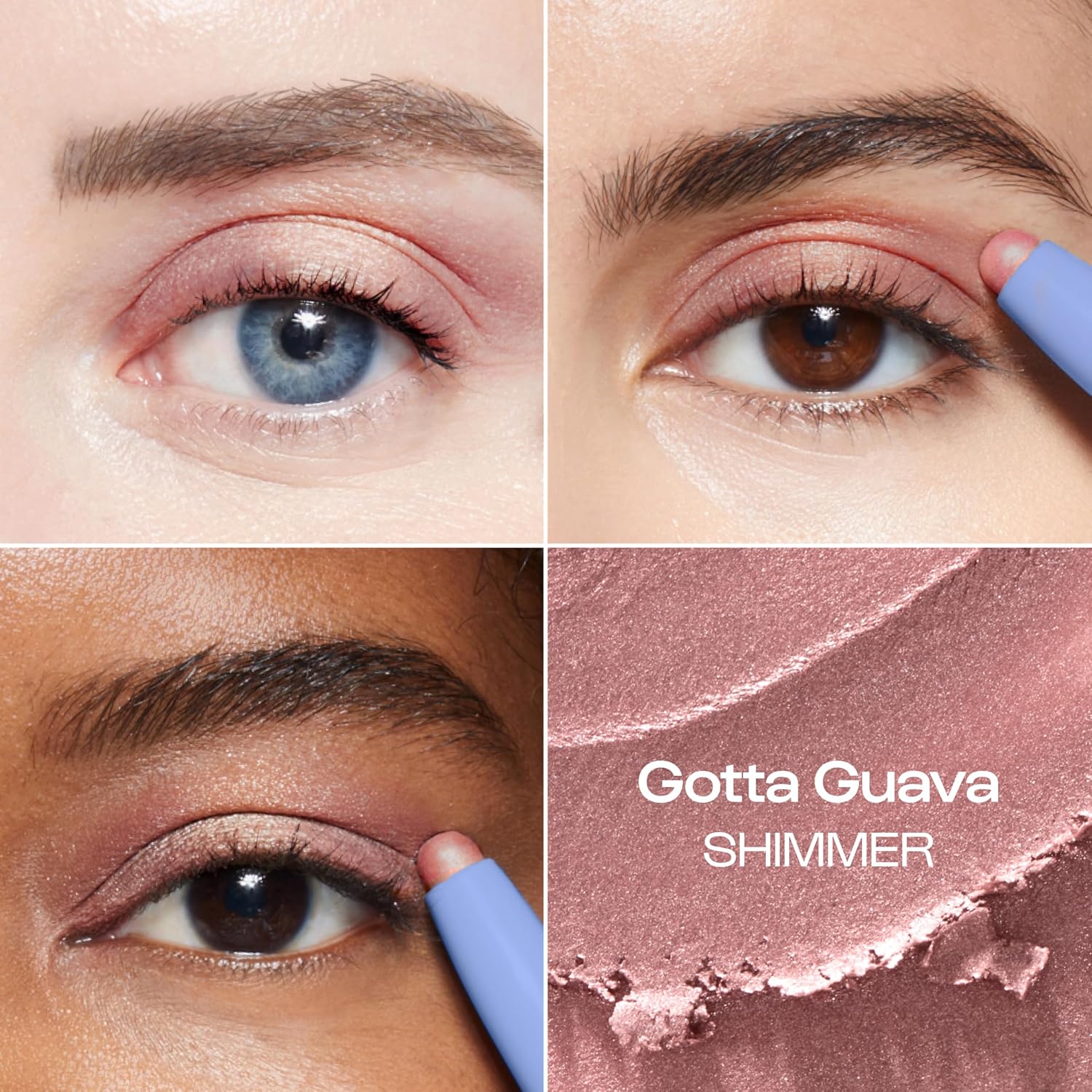 Thumbnail 2 de ALLEYOOP 11th Hour Waterproof Cream Eyeshadow Stick in Rose Shimmer