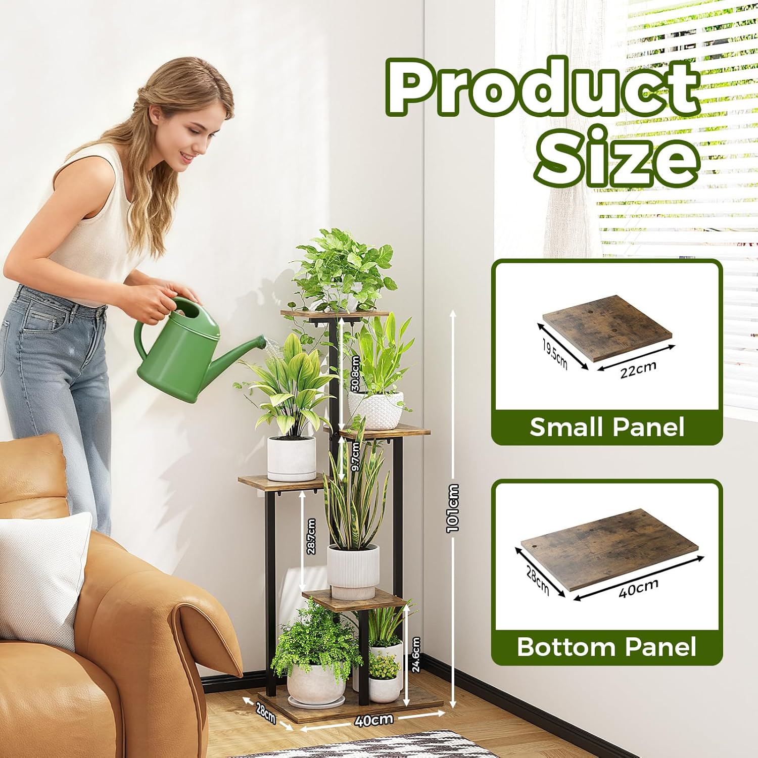 Thumbnail 1 de LOOBOV Support de Fleurs 5 étages