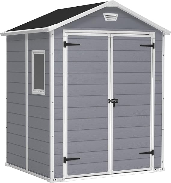 Imagen de Keter Manor 6X5 - Caseta de jardín con ventilación en OfertitasTOP