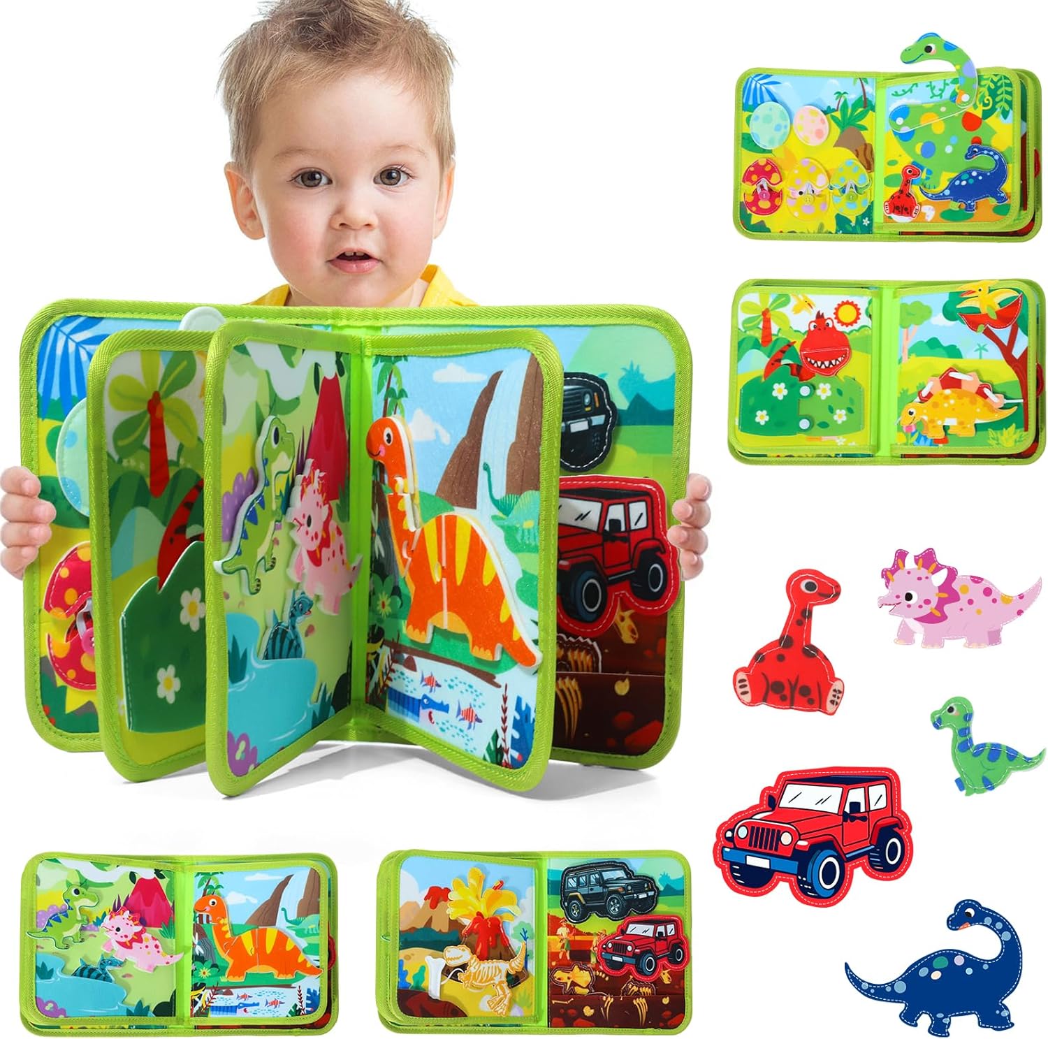 Detalle de XIAPIA Baby Busy Book Montessori for 1–3 years