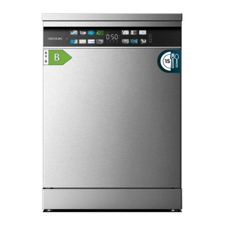 Detalle 2 de Cecotec Bolero Aguazero 6700: Lavavajillas de 60 cm para 15 cubiertos, clase B, inox