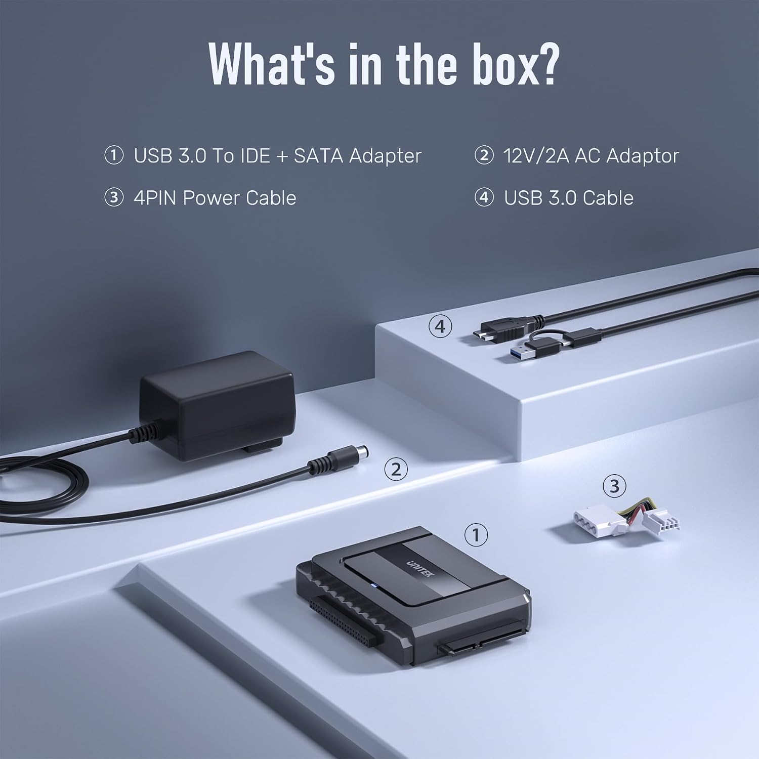 Thumbnail 6 de UNITEK Adattatore HDD/SSD SATA USB 3.0