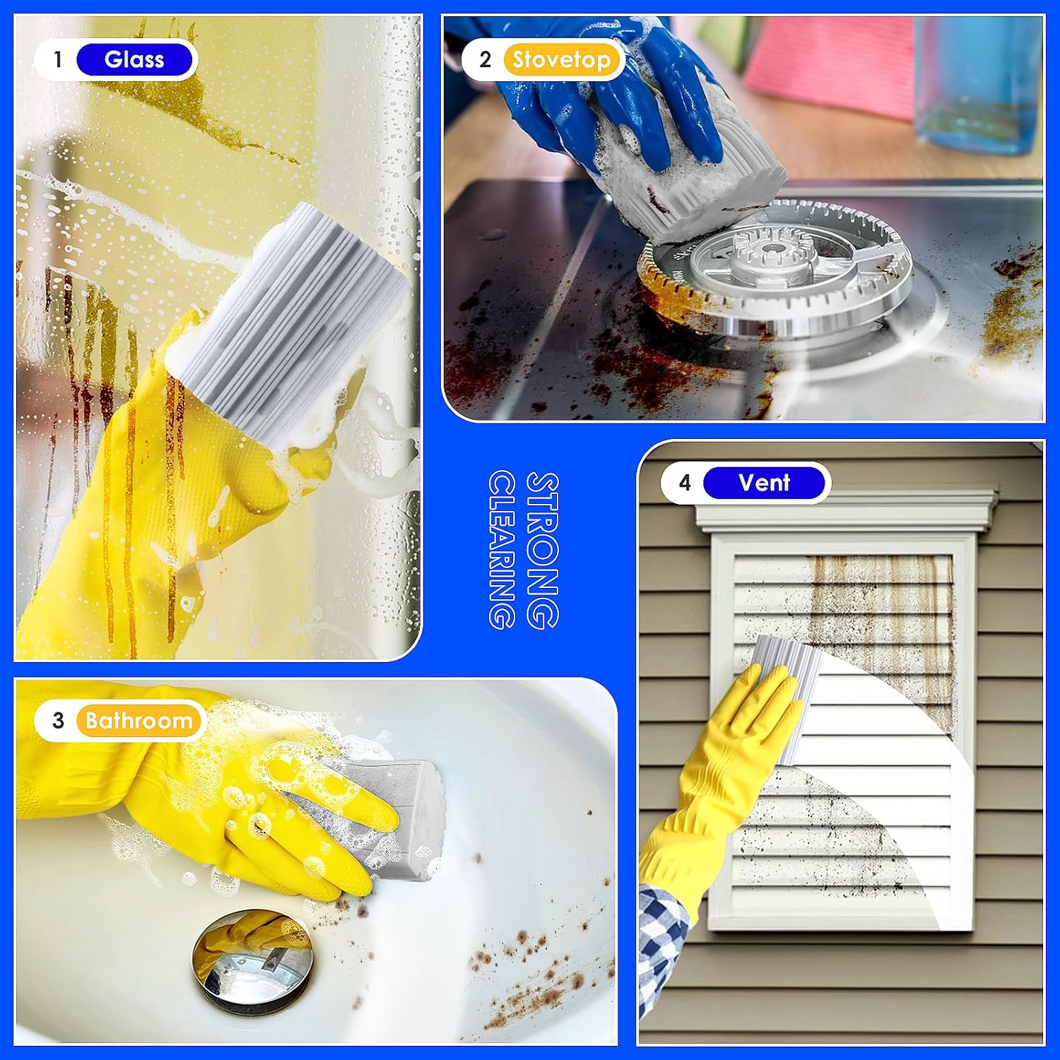 Detalle 2 de 6 Pack Damp Clean Duster Sponge 6pcs