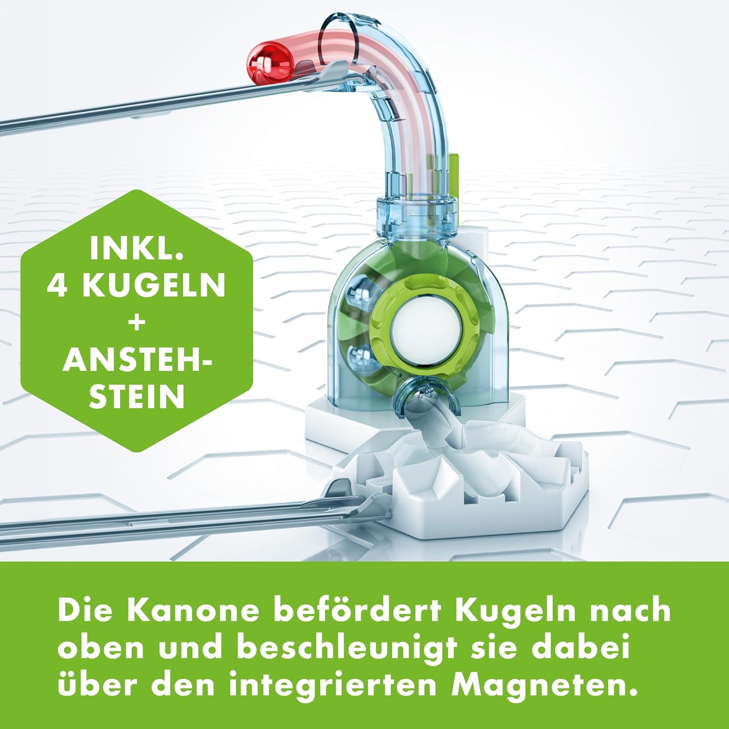 Thumbnail 1 de Ravensburger GraviTrax Element Vertical Cannon 27465 – vertikal schießendes Erweiterungs-Element für die Kugelbahn