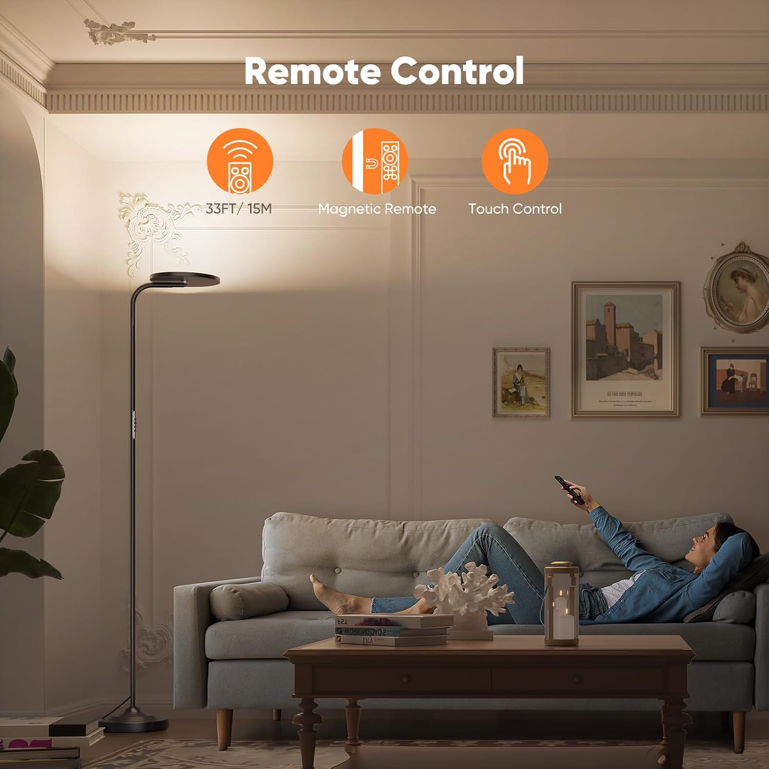 Thumbnail 4 de SIBRILLE 36W LED Floor Lamp dimmable remote