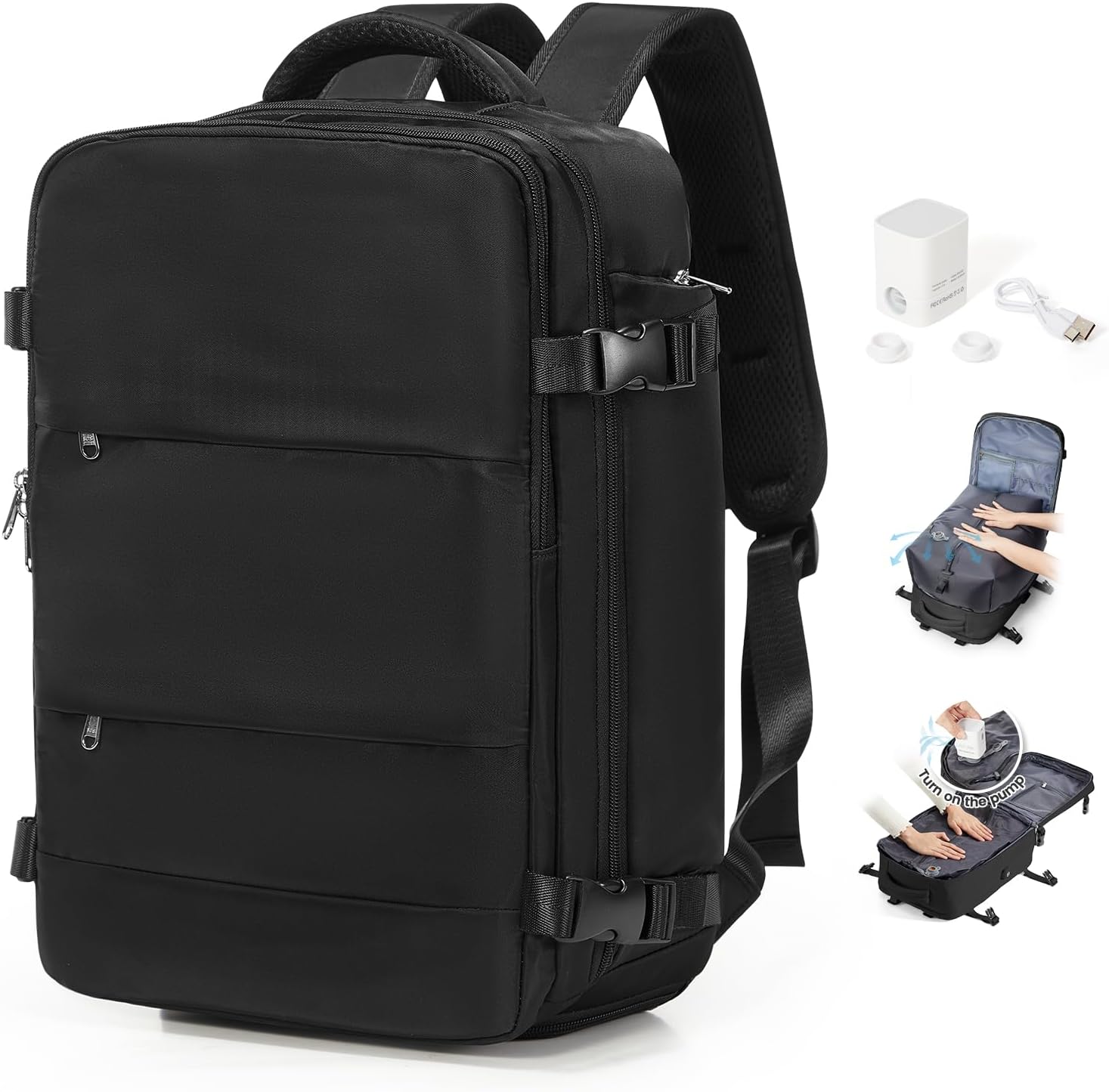 SEAFEW Zaino Sottovuoto da Viaggio con Pompa: praticità, compatto e versatile