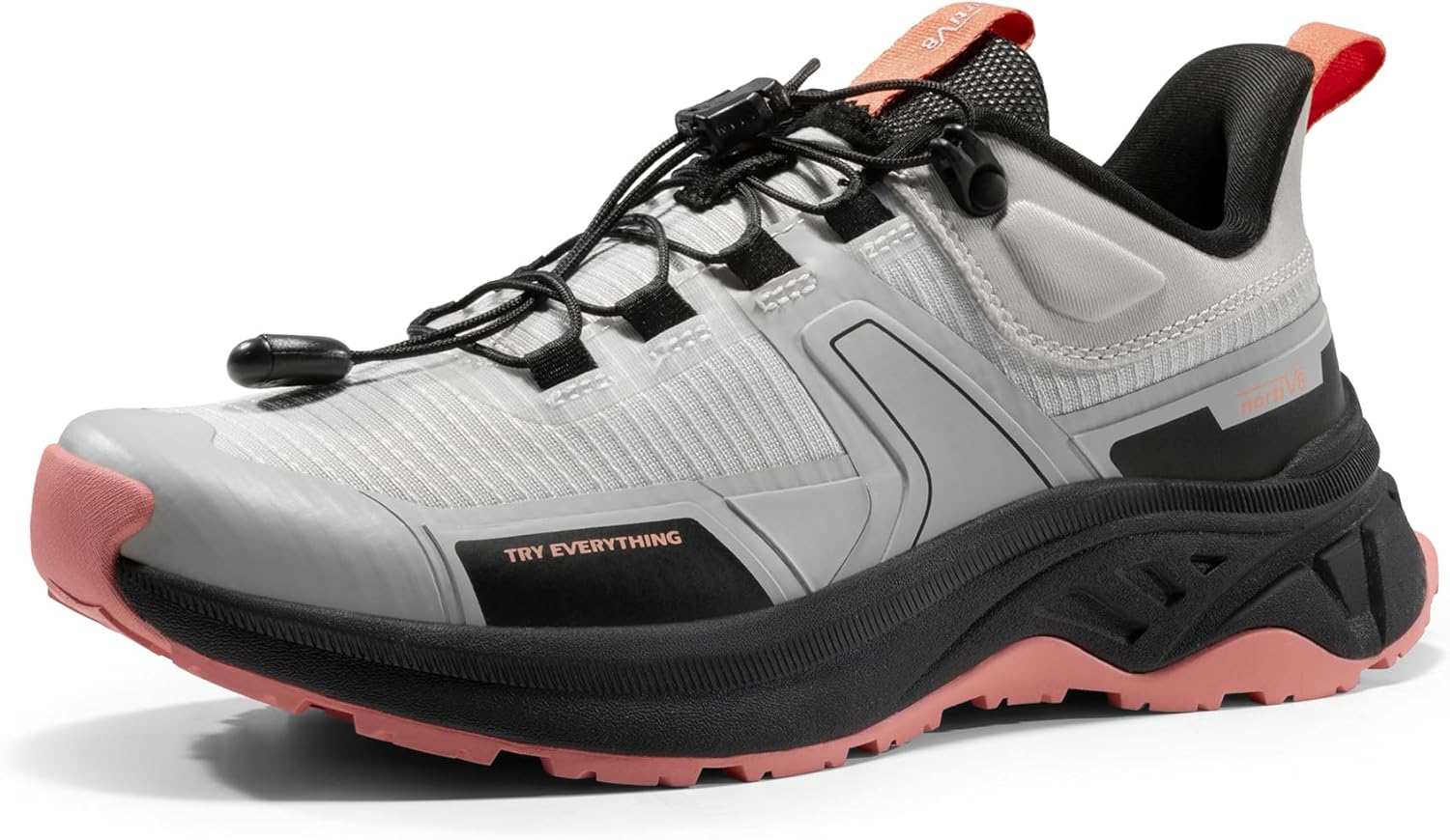 Detalle de NORTIV 8 Women's Lightweight Hiking Shoes with Quick Laces