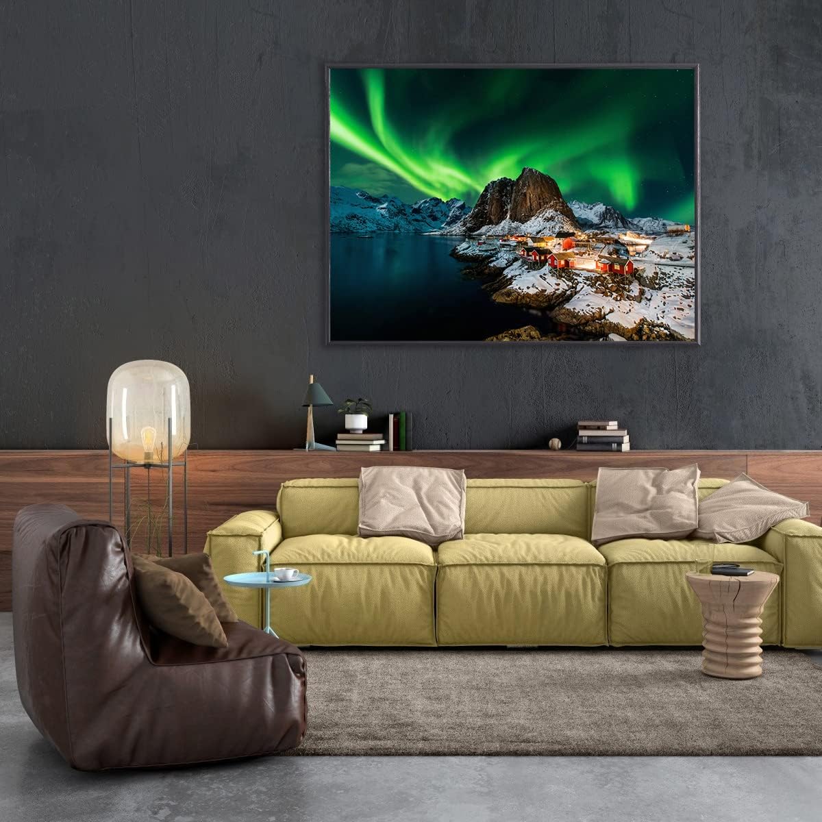 Detalle 2 de Puzzle 1000 Teile – Norwegens Aurora (für Erwachsene, 70 x 50 cm)