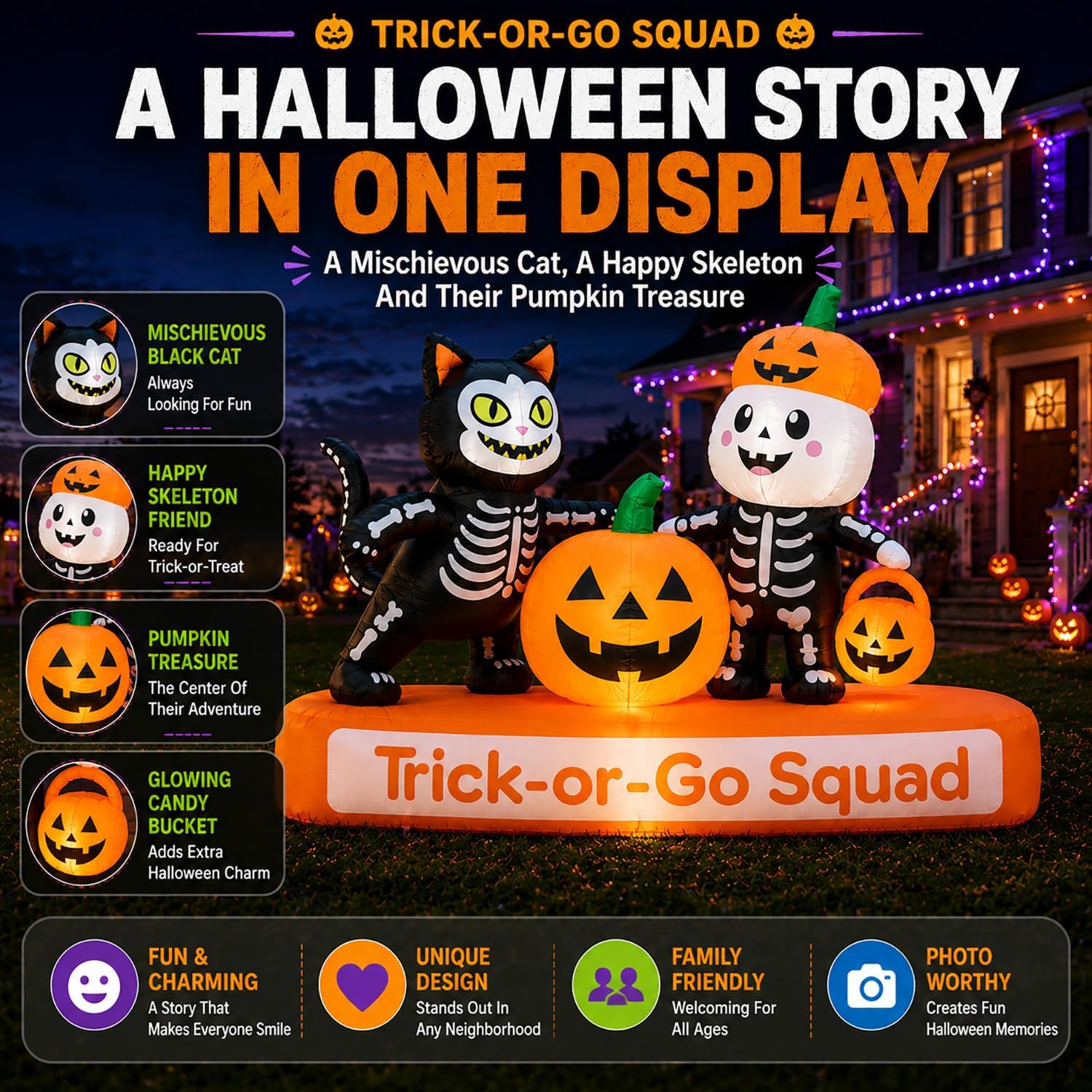 Detalle de Toiyjofe Halloween Inflatable 7FT