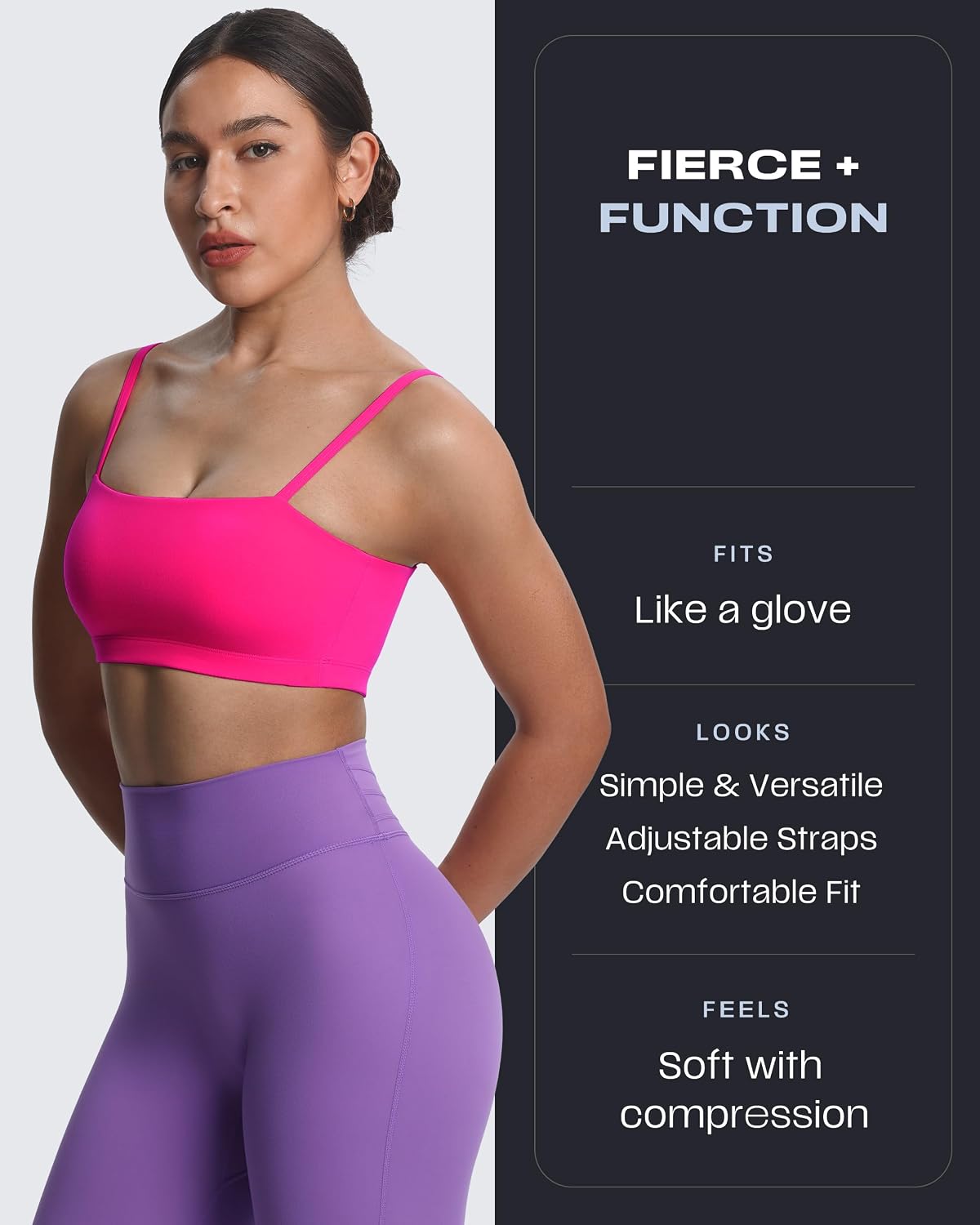 Thumbnail 1 de Aoxjox Women's Workout Bandeau Bra for Yoga