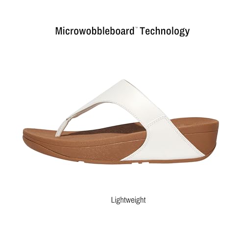 Thumbnail 5 de Fitflop Lulu Leather Flip Flops for Women: Toe-Post Sandals with Natural Arch Support