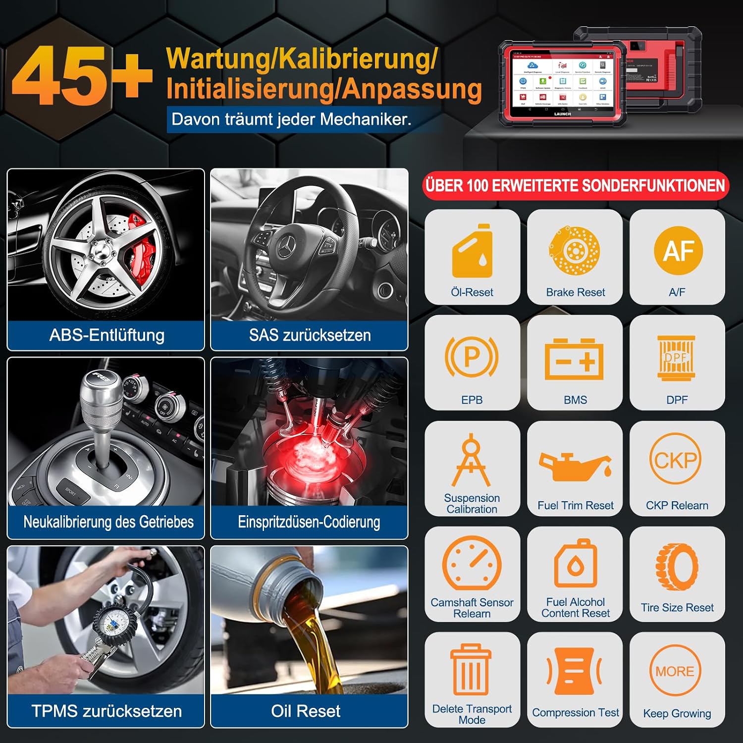 Thumbnail 4 de LAUNCH X431 PRO Elite OBD2 Diagnosesystem