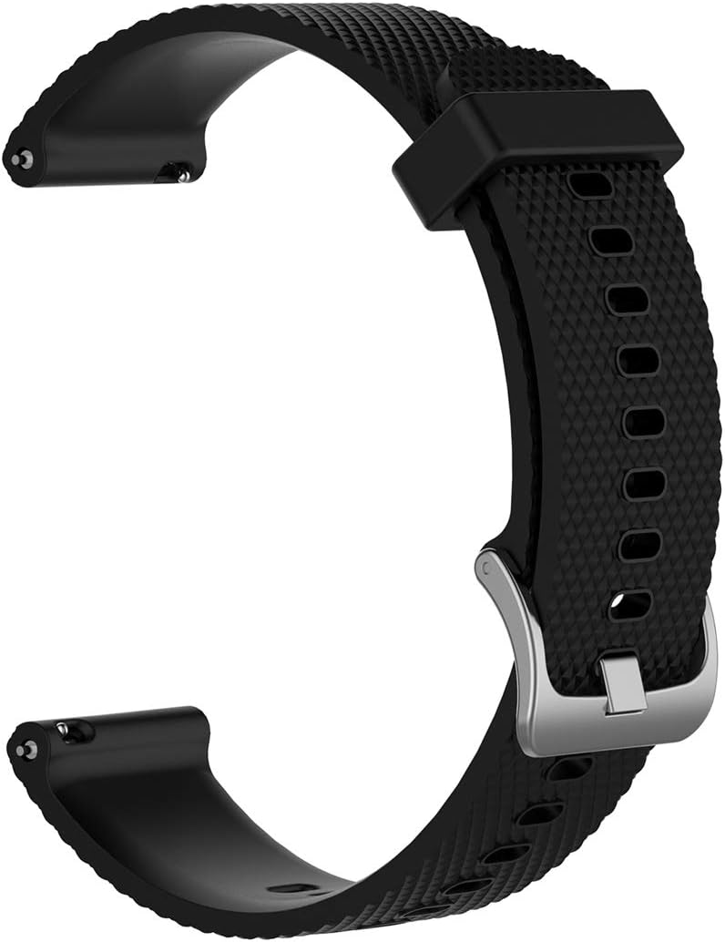 Detalle de AWADUO 20mm Silicone Replacement Band for POLAR IGNITE and Garmin Vivoactive 3