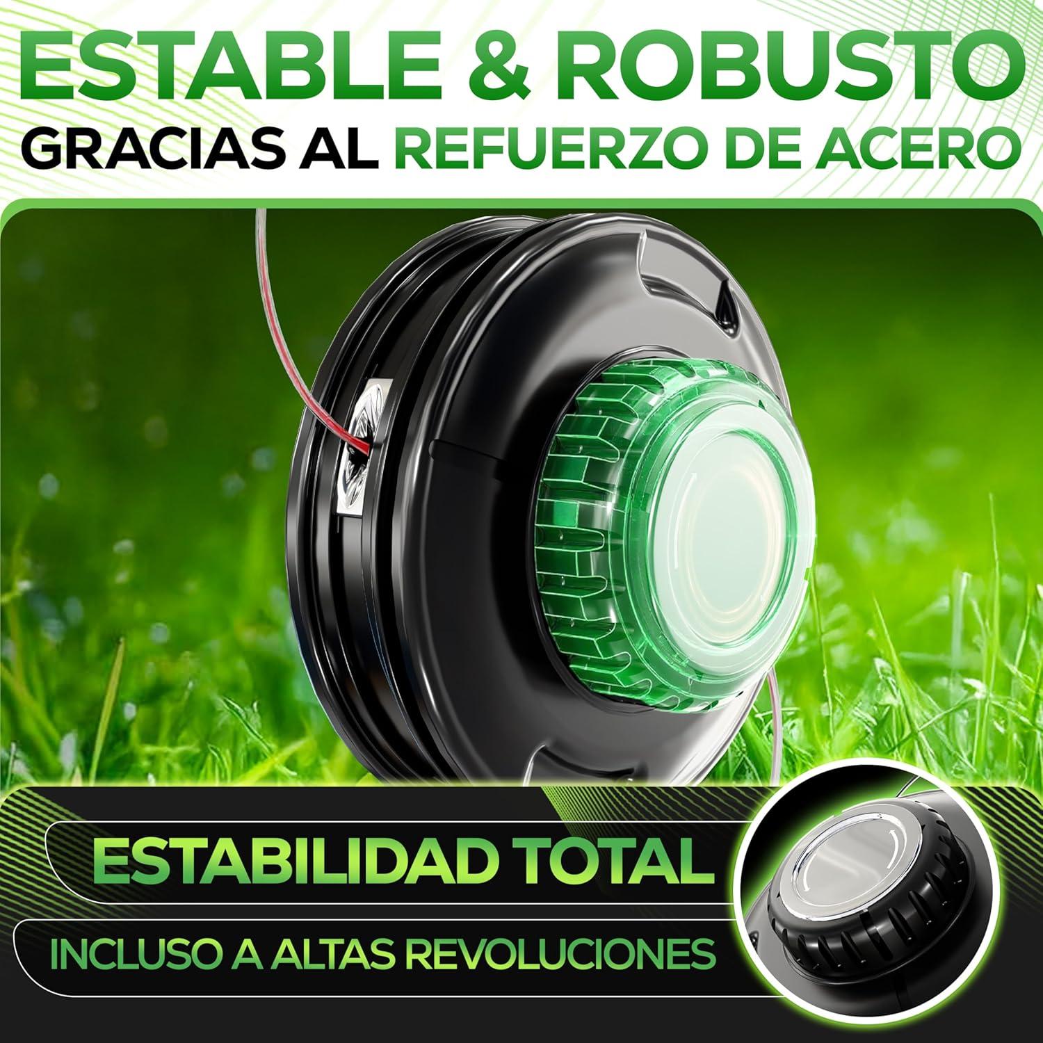 Detalle 2 de Heckenpracht Cabezal Tap & Go para desbrozadora