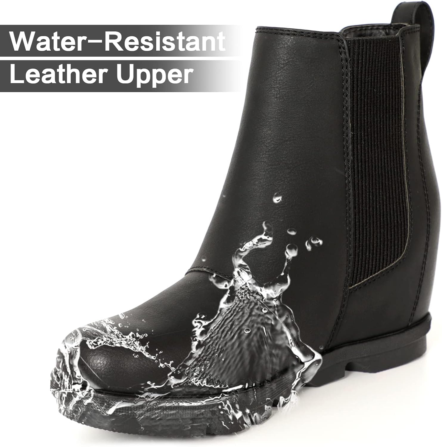 Thumbnail 5 de Athlefit Women's Wedge Boots Comfortable Ankle Booties