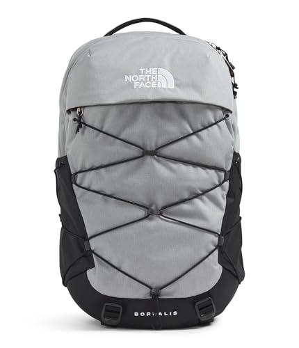 Detalle de The North Face Borealis Laptop Pack - Meld Gy Dk Hth / TNF Blk-NPF, OSFA