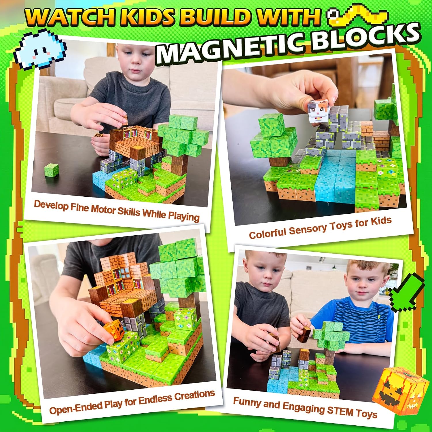 Thumbnail 5 de Norline Magnetic Blocks 100PCS magnetic building set 🧩
