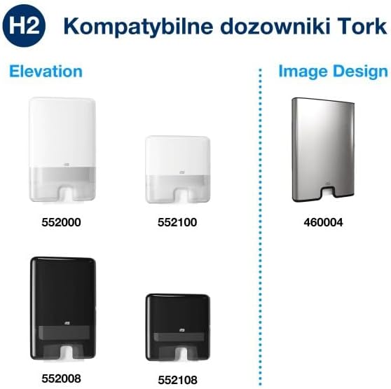 Thumbnail 6 de Tork 100888 Xpress H2 – 2-warstwowe ręczniki papierowe składane w M
