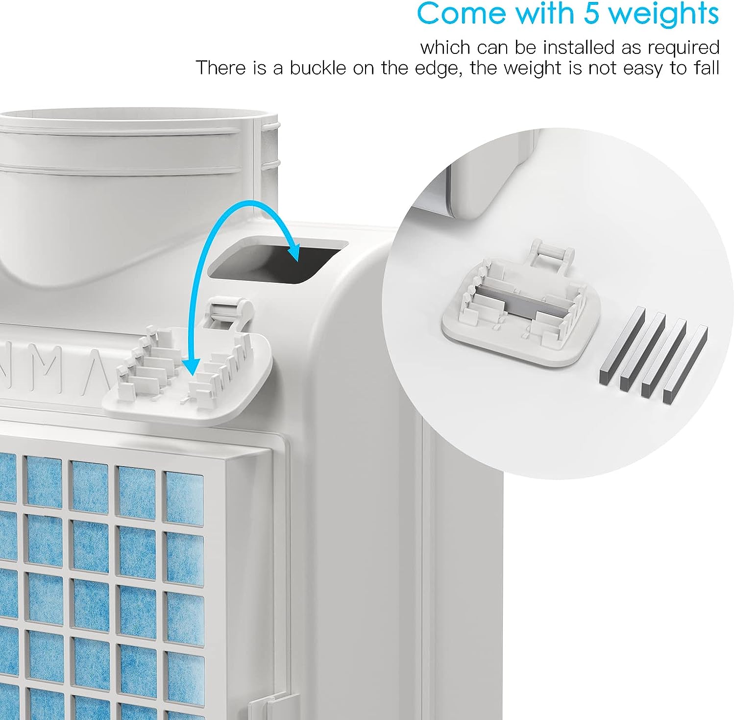 Detalle de FUNMAS Indoor Dryer Vent with Stainless Steel Screen