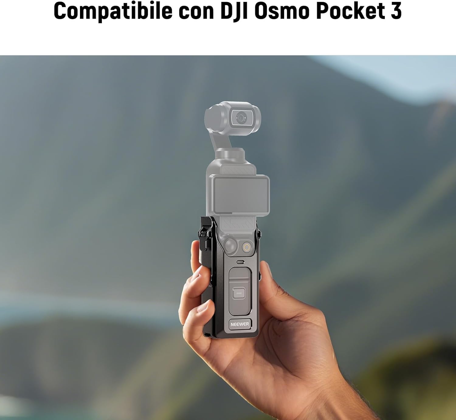 Thumbnail 1 de NEEWER Pocket 3 Cage AC029: gabbia protettiva in alluminio per DJI Osmo Pocket 3 con montaggio magnetico
