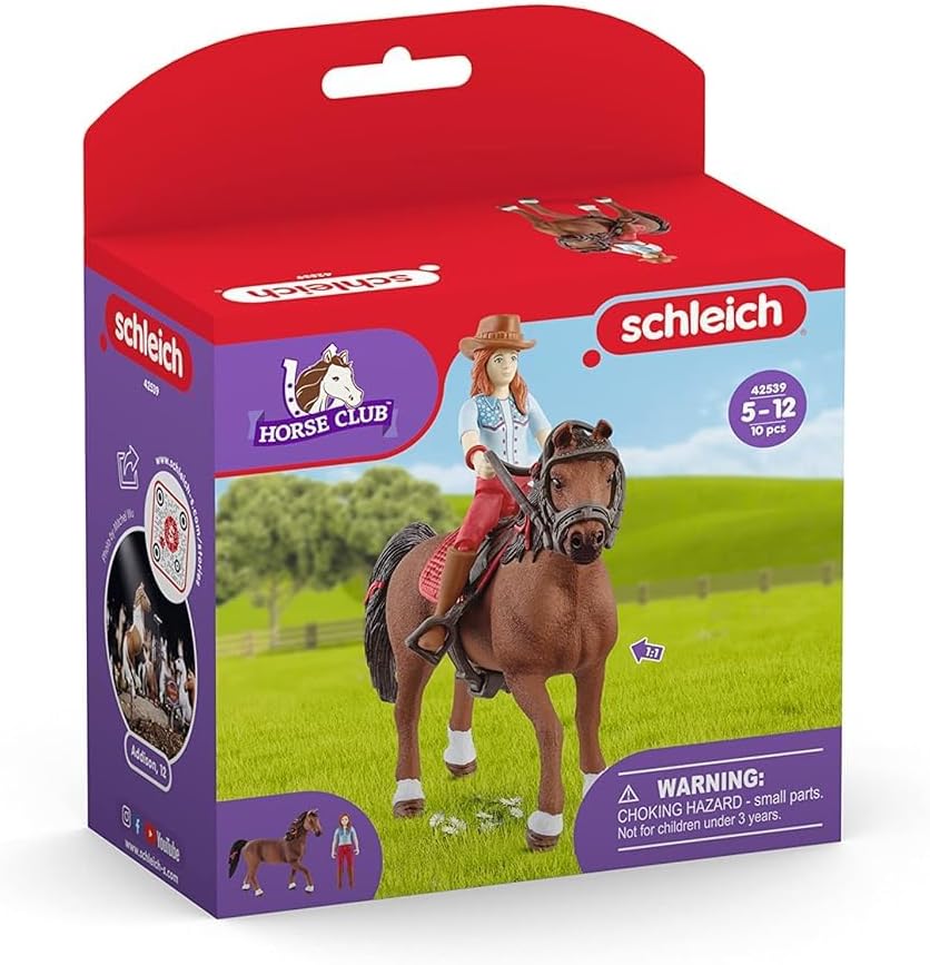 Thumbnail 6 de Schleich HORSE CLUB Hannah & Cayenne Playset 🐴, 10 piezas, a partir de 5 años